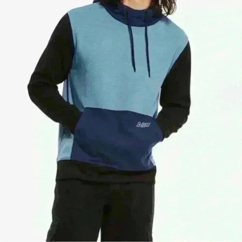 Aéropostale. A87. Pullover hoodie. Color block
